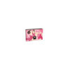 Mini Coffret poudre corporelle framboise et plumeau assorti 